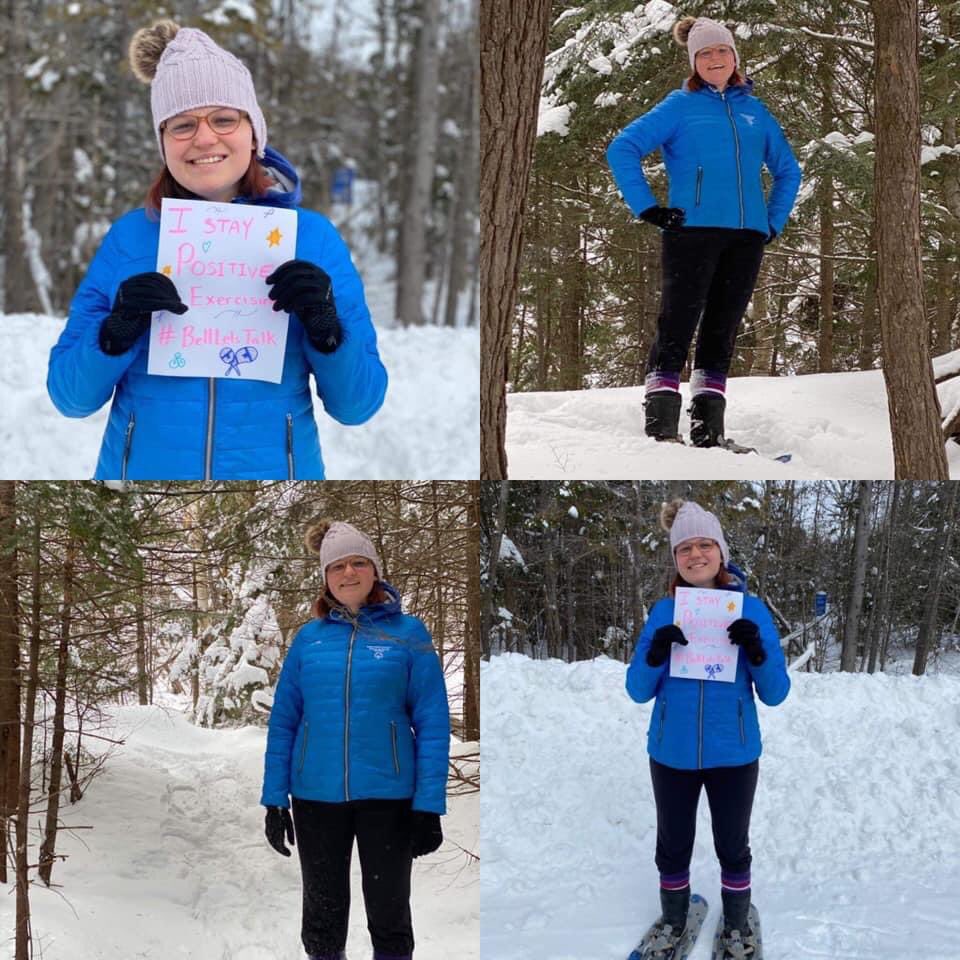 What makes you stay positive and happy? Our athletes are staying positive by smiling and exercising #BellLetsTalk <a href="/SOOntario/">Special Olympics Ontario</a>