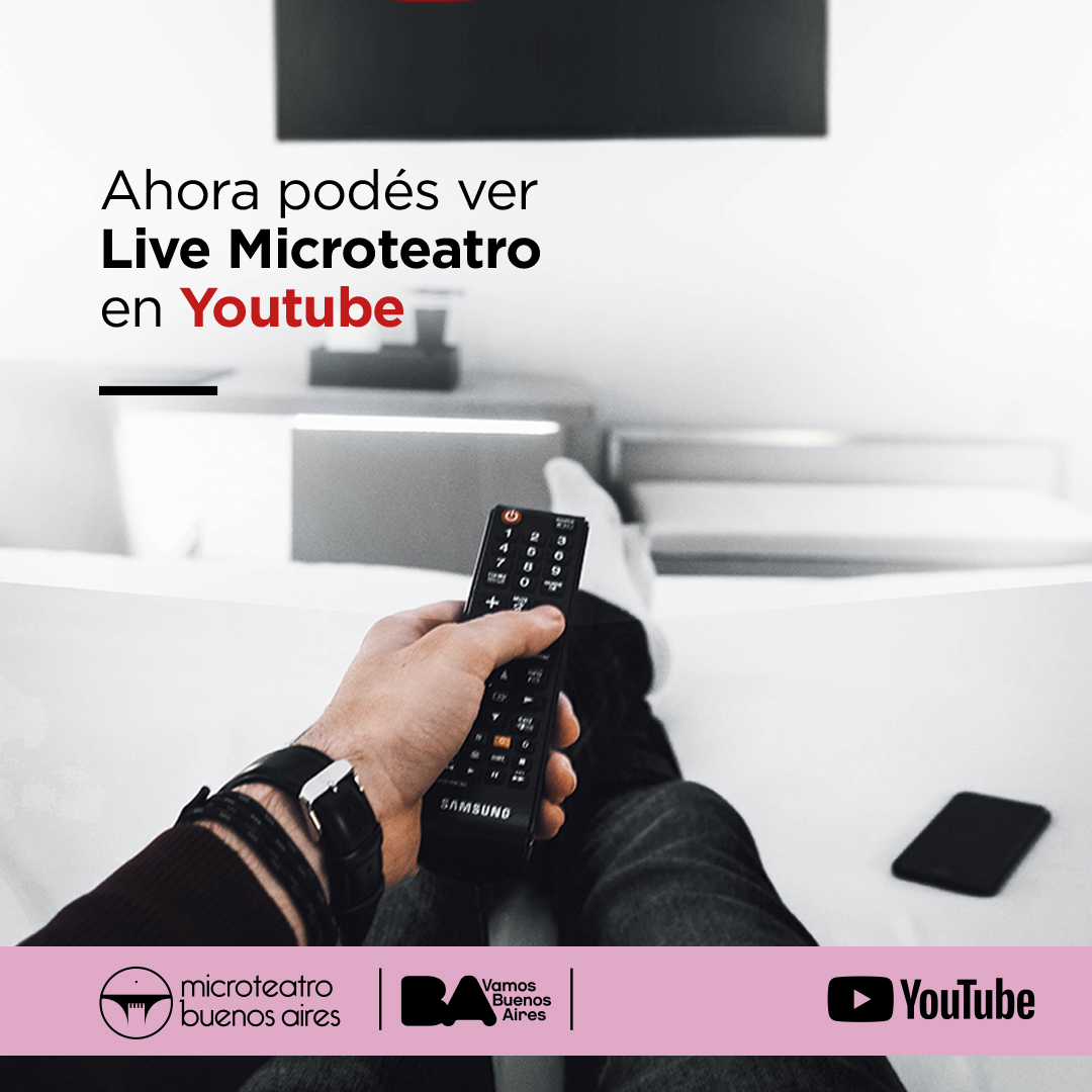 DATE UN GUSTO, HACÉ CLICK 😉
.⁣⁣⁣⁣⁣
Mirá los estrenos todas las semanas en nuestro canal de Youtube. Es muy fácil, entrás al link en bio y listo, ¡diversión garantizada! 🙌⁣⁣⁣⁣⁣⁣⁣⁣
.⁣⁣⁣⁣⁣
#Teatro #Microteatro #BuenosAires #PorAmor