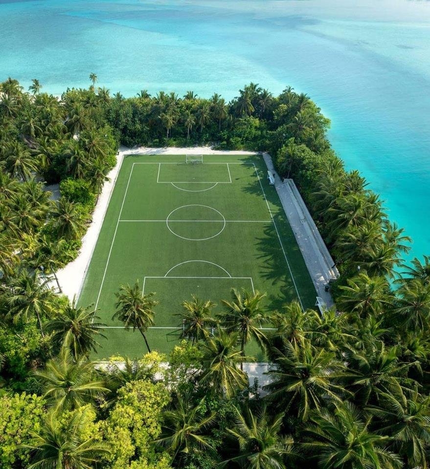 _BeFootball's tweet photo. Le cadre est magnifique 🤩🌴⚽ https://t.co/OqR6i446Iz