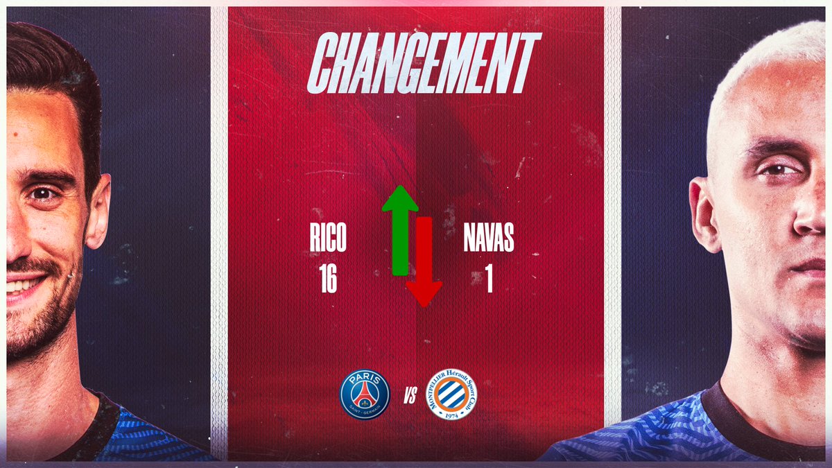 🔄🧤 46' Changement avec l'entrée en jeu de <a href="/sergiorico25/">Sergio Rico González</a> (1-0)

#PSGMHSC