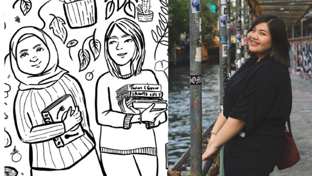 verityseattle's tweet photo. In 2020, @SPLBuzz partnered with three #SeattleLocal artists to create postcards for coloring along their theme of "Thrive Together"! https://t.co/vziq9RjvSR https://t.co/tR48XOVAlJ