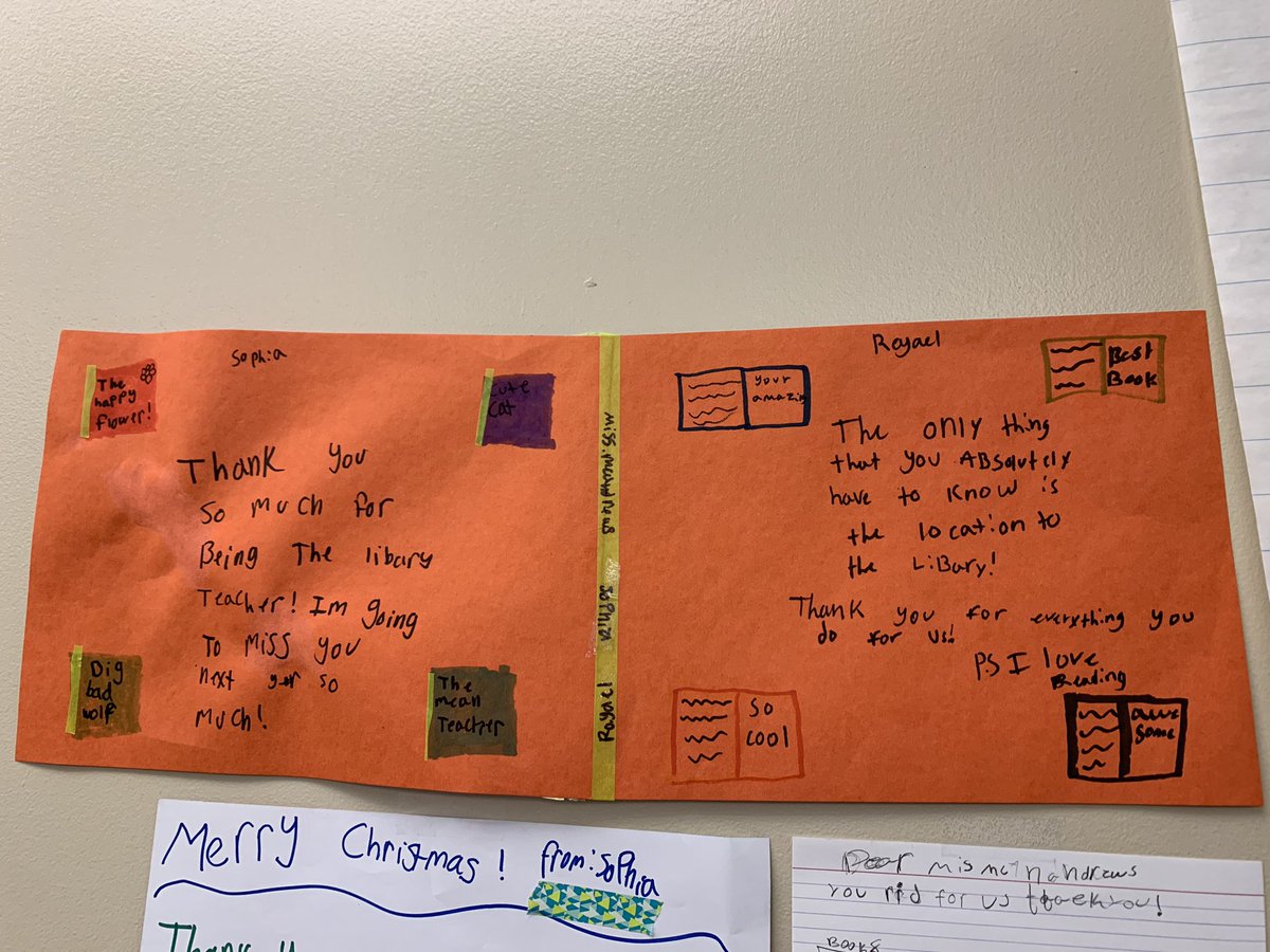 MrsFlint24's tweet photo. This definitely made my Friday!! #NotesFromStudents #HappyCareerDay @HydePrincipal @HydeElem https://t.co/prz1biHG98