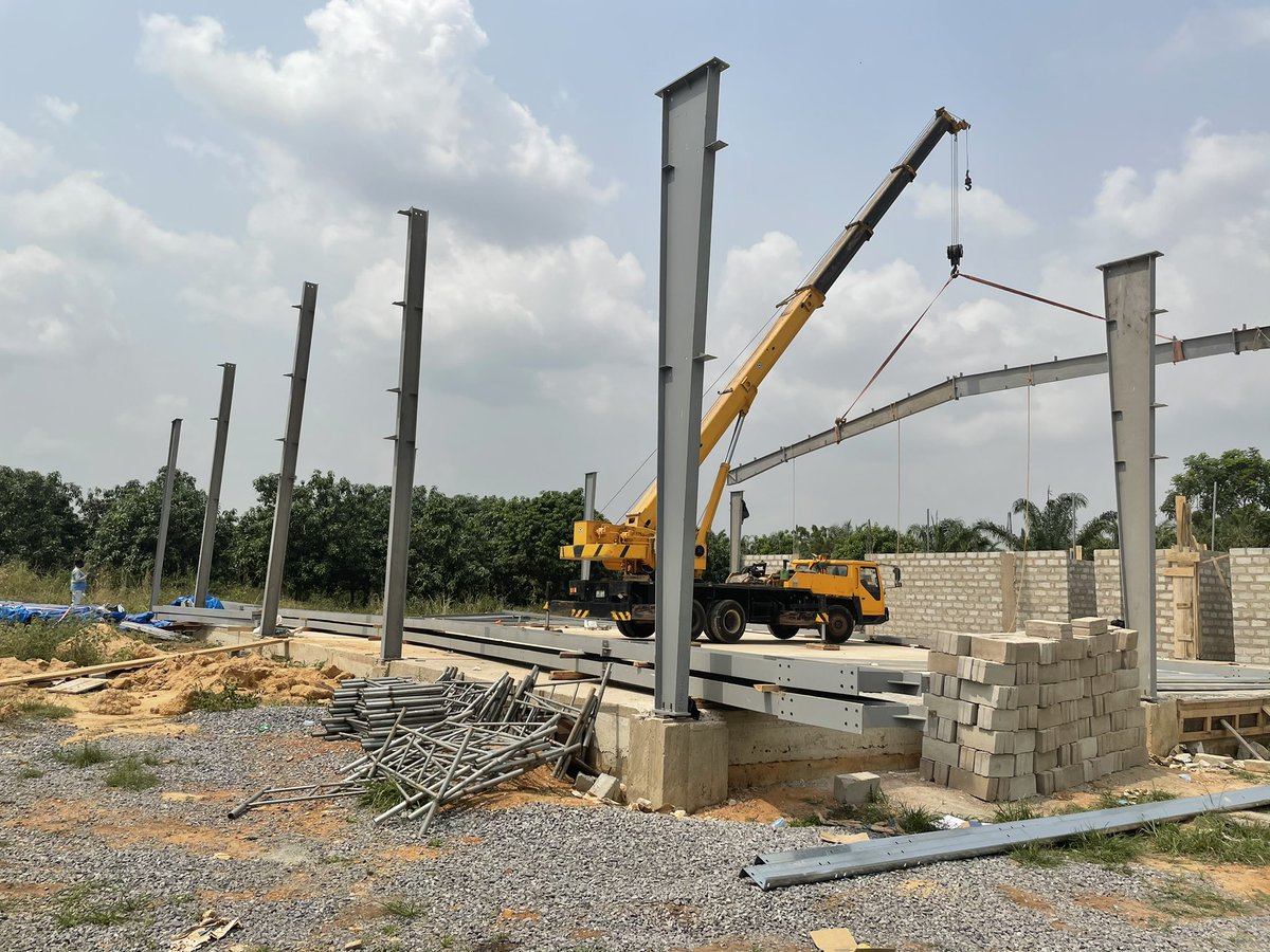 tims_ghana's tweet photo. Substructure Installation complete. https://t.co/C85UbtF03x