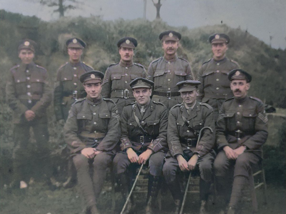 Cole_Jim_1's tweet photo. Another colourised photo of my Great Grandfather and his unit during the First World War.
Really enjoying playing with these old photos. https://t.co/Uzkzusu2lG