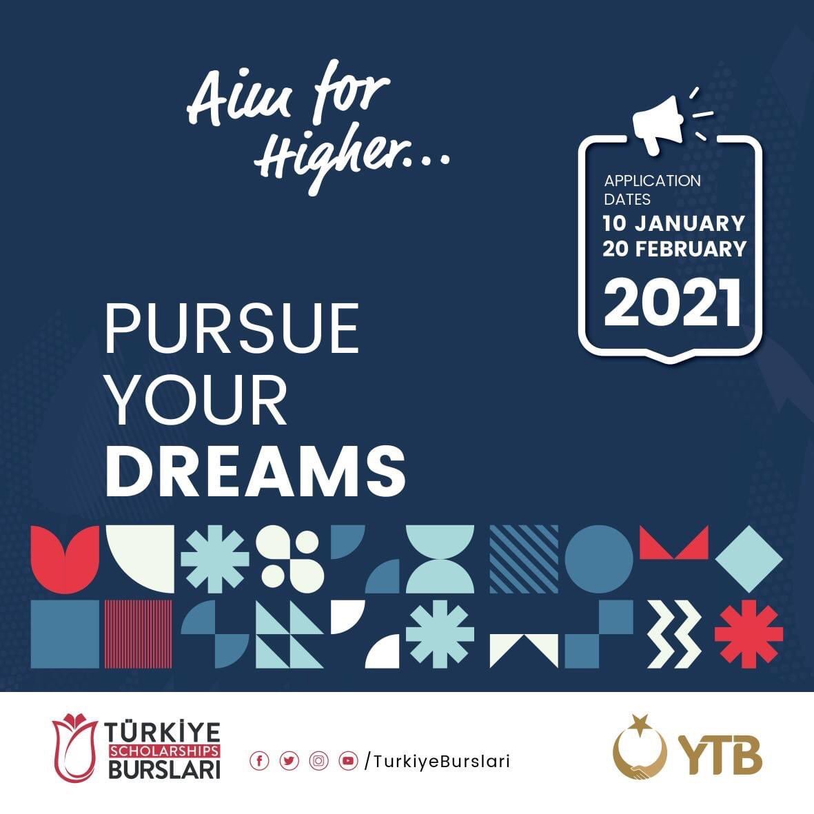 DrsMarian's tweet photo. Pursue your dreams!

Türkiye Scholarships will take care of the rest! 

✔️University placement
✔️Turkish language course
✔️Monthly stipend
✔️Tuition fee
✔️Health insurance
✔️Accommodation 
✔️Dormitory
✔️Travel fare
✔️Professional and academic programs

https://t.co/p1Sen76YS3 https://t.co/Go7Zcd3MOu