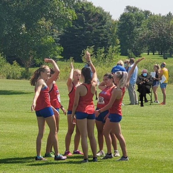 apollo_xc's tweet photo. Hmmmm.... upon closer inspection is Bernie an Apollo Eagle XC fan? He sure seems to be warming up to our team in these recently found pictures! Hopefully someone warned him of the bear at Bemidji! #ApolloXC https://t.co/zjT9tGlxvR