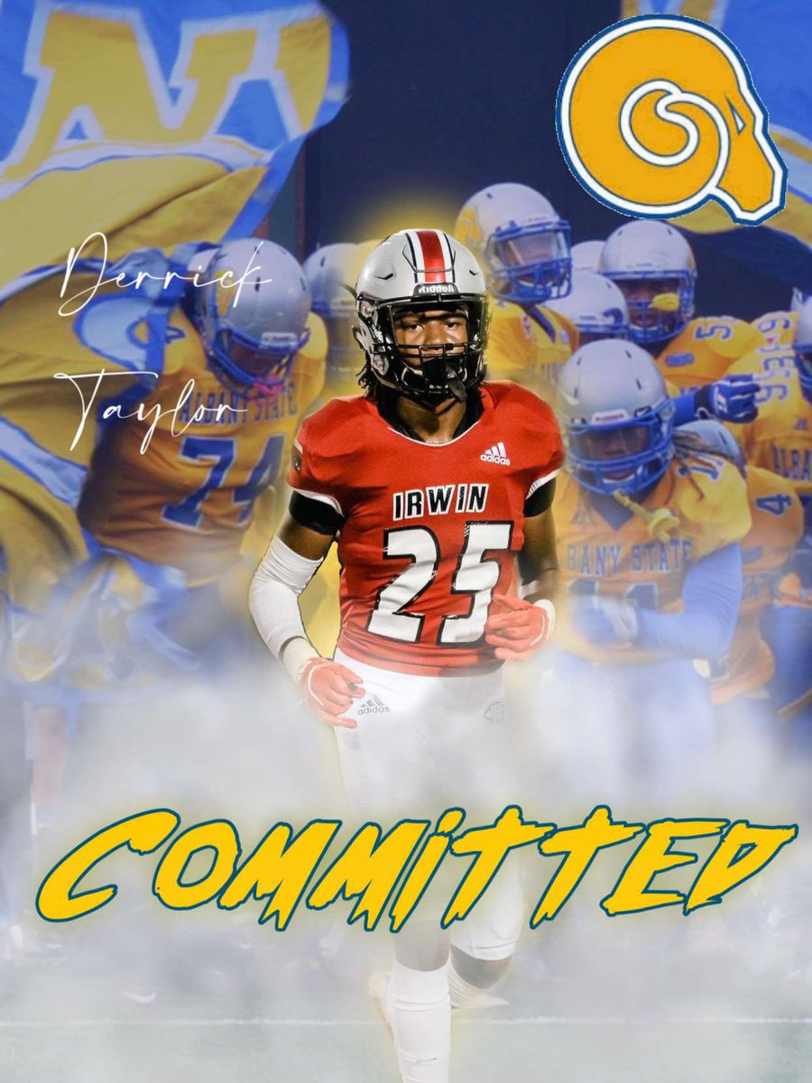 DerrickT_2's tweet image. I’m a 100% committed to Albany State University #GoldenRams💛💙🐏@GabeGiardina @coachwaites @ASUGoldenRamsFB @Coachbarber_