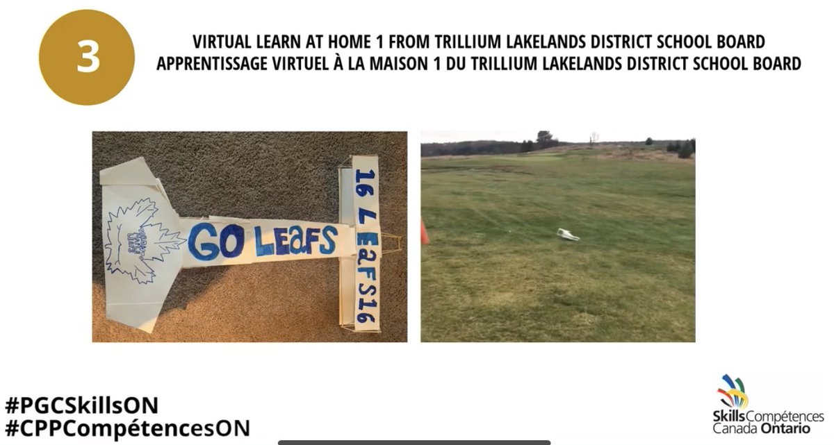 TLDSB's tweet photo. TLDSB students won gold, silver, and bronze in the regionals of the  Ontario Skills Paper Glider Competition! To read more and to see their amazing creations, check out the story here: https://t.co/dwMyEga26i https://t.co/WbiHUdl9m2