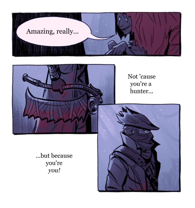 forgot to post this here.... i think abt this moment a lot #Bloodborne 