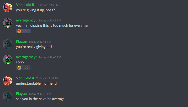 harassment. average has since quit twitter, deleted his account, and he has left his discord server to be own by his moderators. he was continuously harassed by "fans" because he called out people for their disgusting actions. but continue to say "not all of us are like this"-