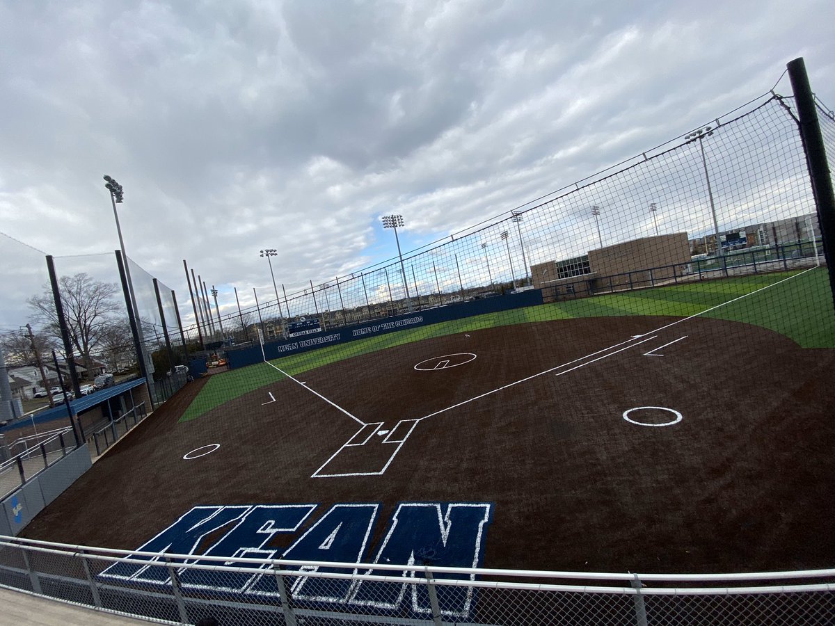 KeanAthletics's tweet photo. It’s a beautiful day! First look 👀 at the brand new Cougar Field! Can’t wait until softball season begins 🥎 @keansoftball @keanuniversity @njacsports @shawsportsturf https://t.co/X9COYufetL