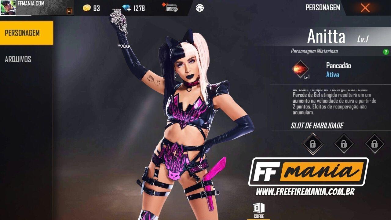 Free Fire: personagem misterioso no servidor avançado; confira habilidade, free  fire