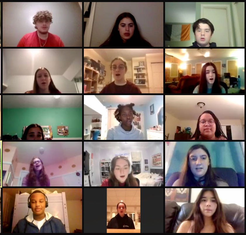 CY_Choirs's tweet photo. Some of our Singers are rehearsing a tribute to Aretha Franklin which will be performed as part of @GFSchool’s virtual A Cappella Fest this spring. Because the Queen of Soul deserves some R-E-S-P-E-C-T!   
#arethafranklin #cyproud #GFS #respect #choirlife #acappellafest https://t.co/5MwFweJjOh