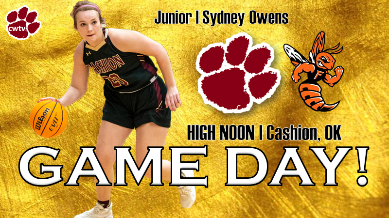 IT'S A REMATCH for the CONSOLATION CHAMPIONSHIP
CASHION vs. FAIRVIEW | NOON

Catch it live on cashionwildcats.tv
#CHaSinGOLD

#SydneyOwens20