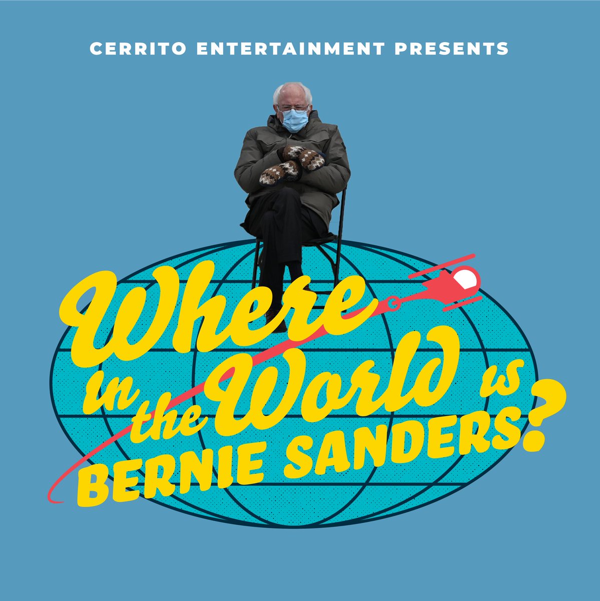 Play the world's first and only #BernieSanders game show tonight at 8:30pm CT.

🌐 Watch for free at cerritoentertainment.com.

🎟️ Buy a ticket at cerrito.eventbrite.com to have your score tallied and compete with others for a chance to win prizes like <a href="/malcotheatres/">Malco Theatres</a> passes.
