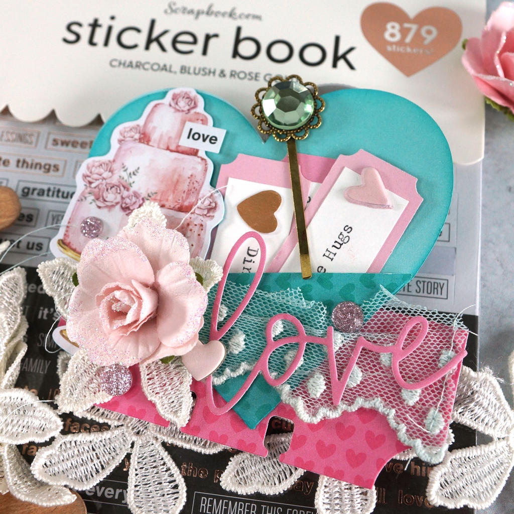 AliceScraps1der's tweet photo. It's day 8 of my Valentine's #Memorydex advent and today I'm sharing this pretty heart-shaped pocket adorned with lace trim.
Head over to my blog for a tutorial on this card!
https://t.co/2XMjecgj04
#memorydexcard #scrapbooking https://t.co/SK2uUUvddS