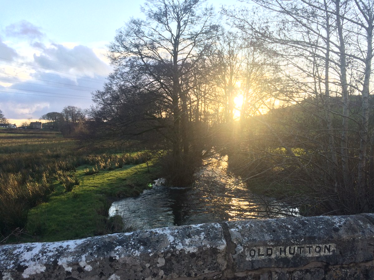 I took the scenic way home mainly as it was very steep. Gravity etc.I'd got off & pushed five times so felt it was a strong contender for a  #WalkInWinter too.I passed my local farm where  @JRfromStrickley is busy putting up owl boxes. We need more like him.Jammy Meadow for tea.