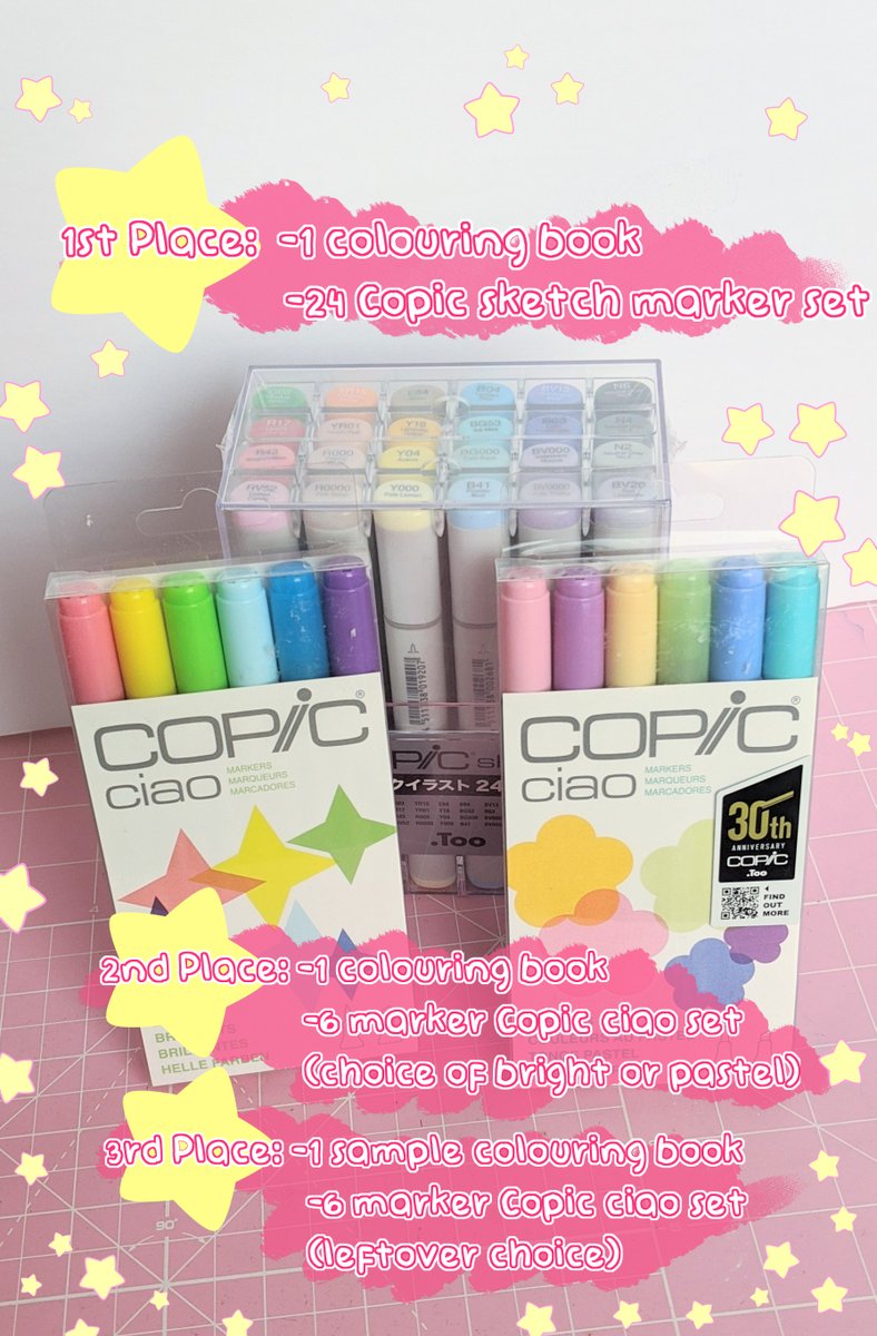 ?Ocean In Space Colouring Book + COPIC MARKER GIVEAWAY!?
Rules:
-You must be following me
-Retweet this tweet to enter
-No throwaway accounts
-RTs only! No QRTs
Ends Jan 30th at 6pm EST! Good luck everyone!!!❤️ 