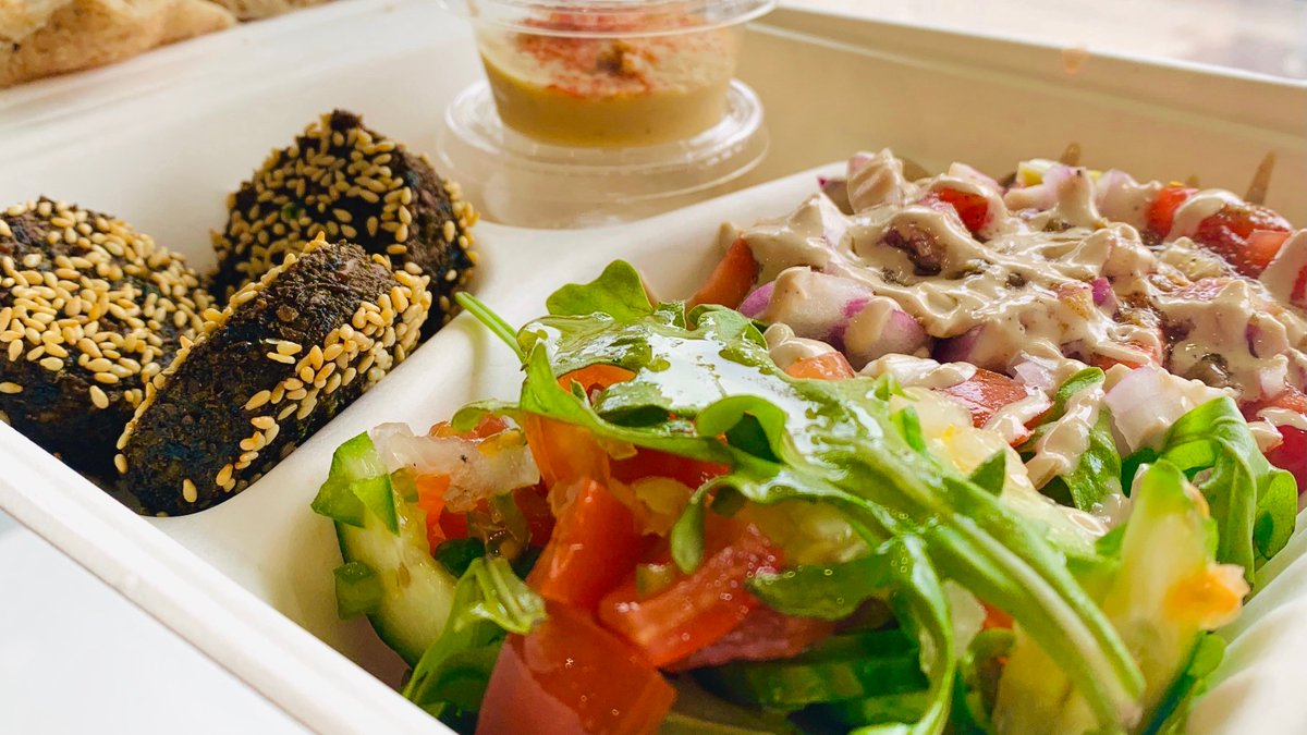 papyrus_toronto's tweet photo. Treating yourself to a feast. Dive into some creamy hearty Ful or break open a flavour packed, crispy sesame studded Tameya. Enjoy with fresh Papyrus Salata Baladi, warm Baladi bread, and just the right amounts of Lentil Hummus and Balsamic Tehina. https://t.co/lyedbz8Enm