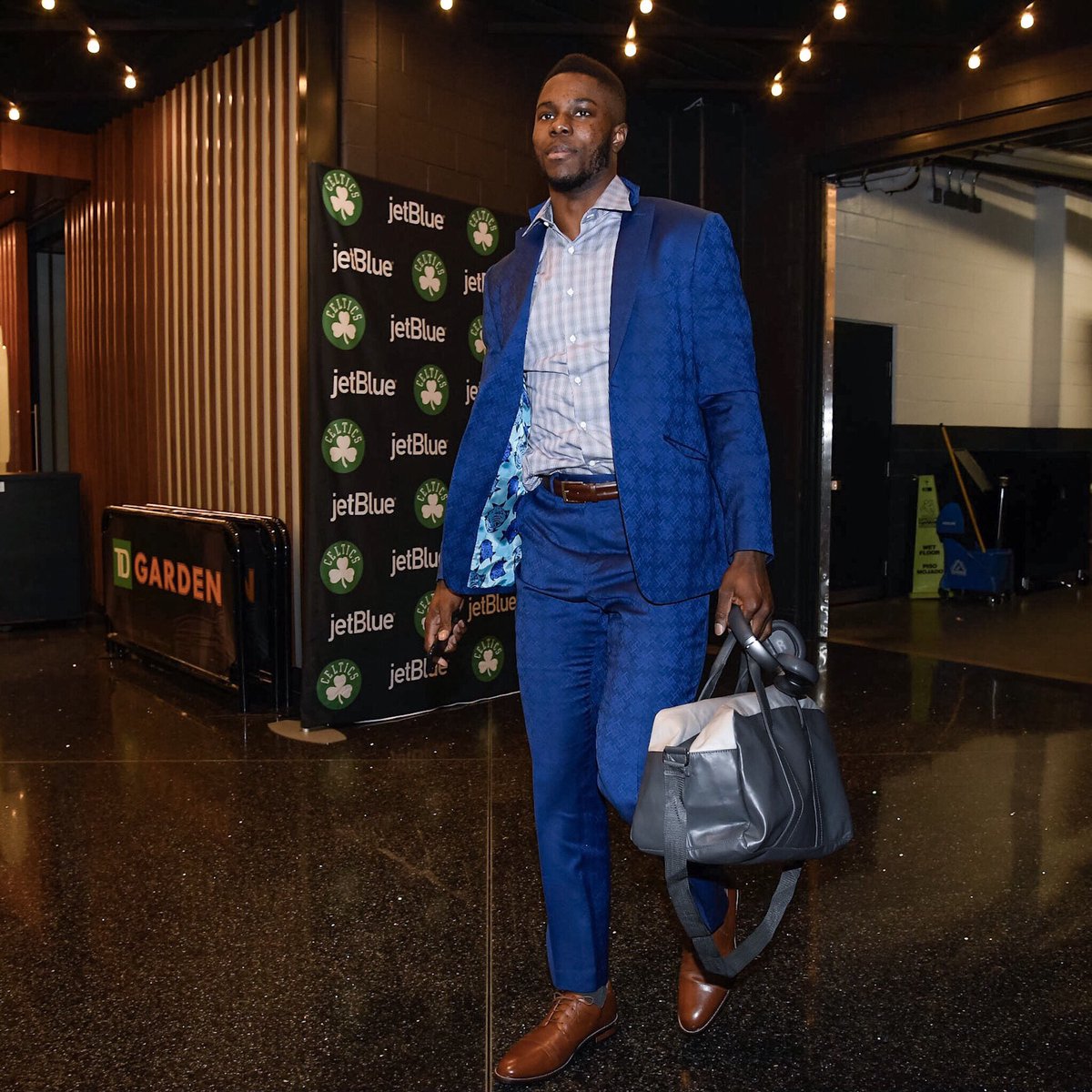 Semi Ojeleye as Alocasia “Elephant Ear” Blue Velvet
