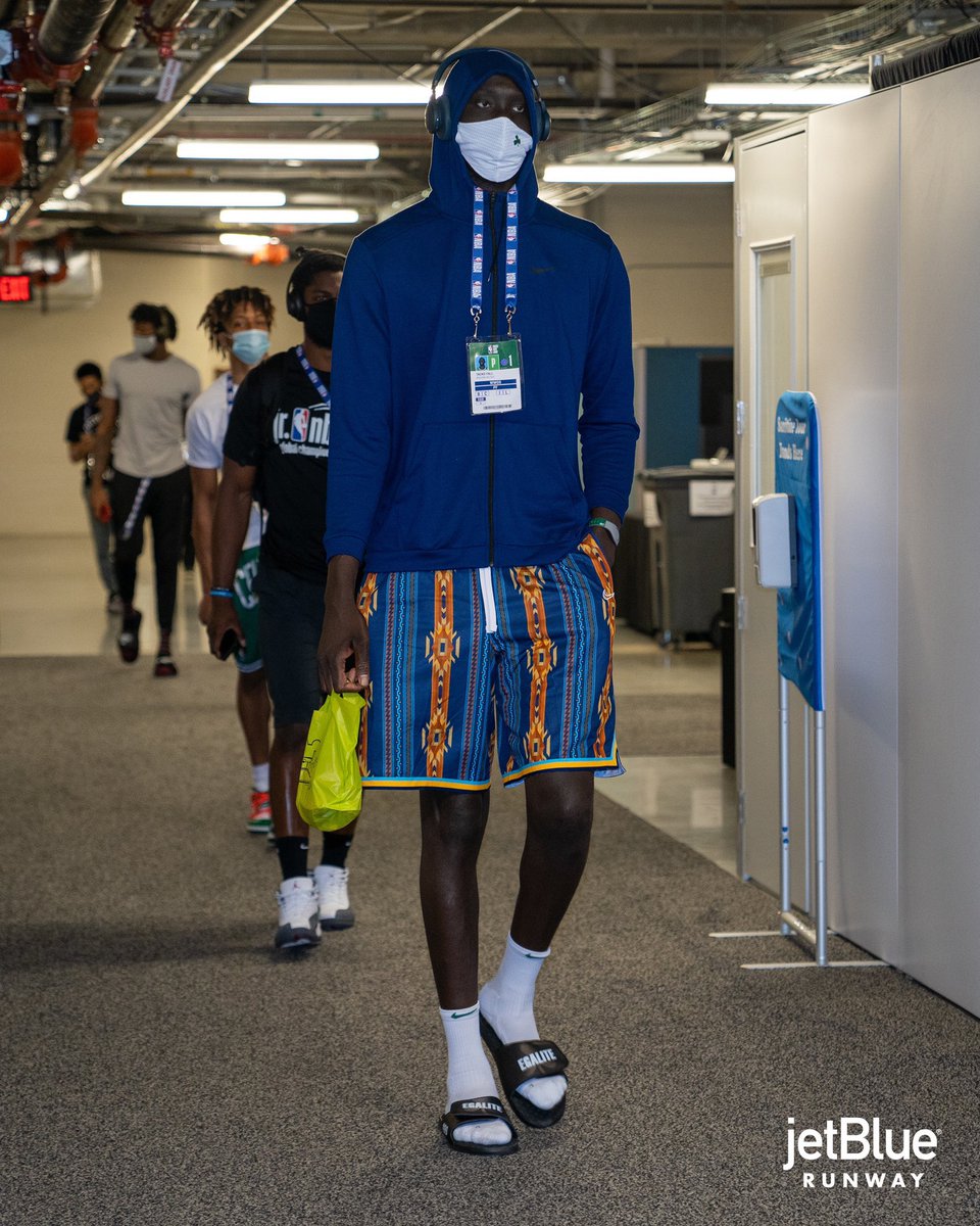 Honorable Mentions: Tacko Fall as Peacock Begonia and Marcus Smart as Eucalyptus “Baby Blue”