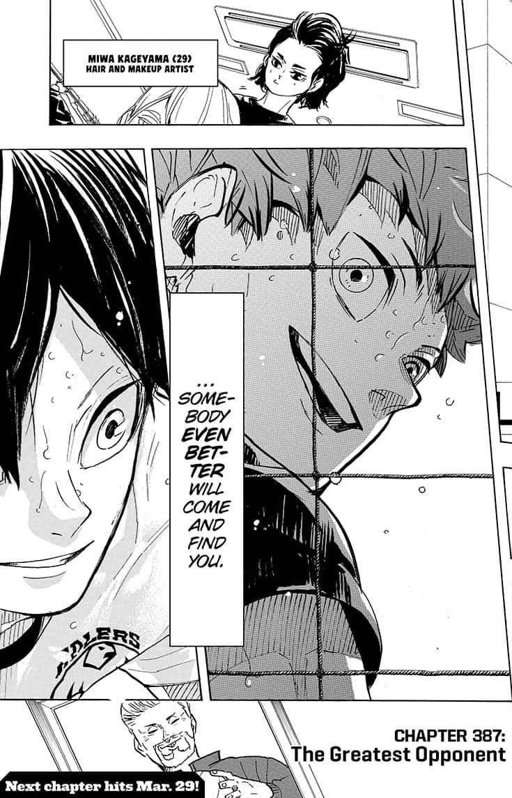 i truly cannot even begin to explain this... every time i see this i am just absolutely petrified at the weight of this, the weight of hinata's presence to kageyama... the significance of him appearing before him and the significance of him being shown alongside his family 