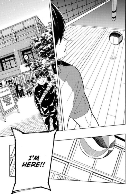 i truly cannot even begin to explain this... every time i see this i am just absolutely petrified at the weight of this, the weight of hinata's presence to kageyama... the significance of him appearing before him and the significance of him being shown alongside his family 