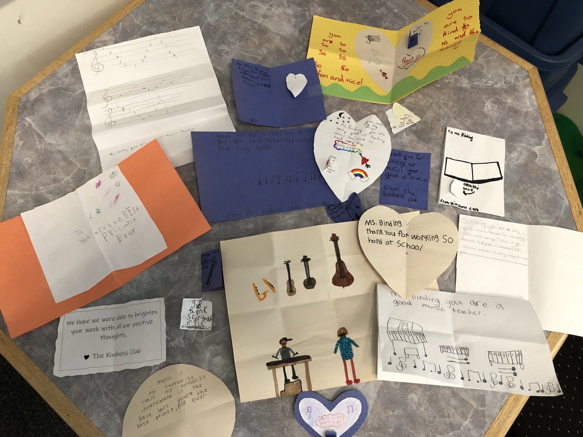 I was spoiled by all the wonderful words of kindness, pictures, and my favourite morning beverage this week from the “Kindness Club!” #SD67 <a href="/west_bench/">West Bench Elementary</a>