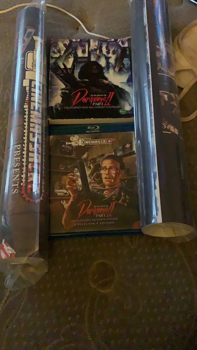 TerenceMcDona14's tweet image. FINALLY, my “in search of Darkness” Blu ray and Merch  showed up After ordering it in October! #InSeachOfDarkness #80sHorror #CreatorVC  I can’t wait to watch it!