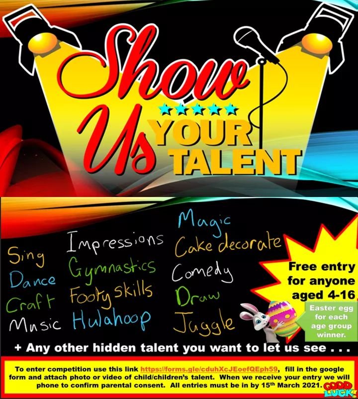 T2T_Charity's tweet image. To enter,  fill in the google form
forms.gle/cduhXcJEoefQEp…
 and attach photo or video of #child / #Children 's  #talent .  

Info on entering at bottom of pic