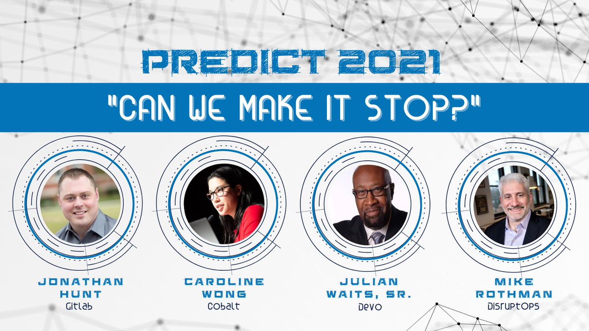 securityblvd's tweet image. Cybersecurity proves to be more important now than ever. Hear from this all-star panel of security experts as they discuss the chaotic cybersecurity circumstances of 2020 & the implications in 2021
Watch this session from #Predict2021 On-Demand free at: bit.ly/366QW5j