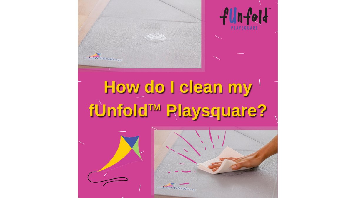 fUnfoldPlay's tweet photo. How do I clean my fUnfold™ Playsquare?

Simply wipe clean the inner and outer surfaces of the mat using a damp cloth or sponge. For heavier messes use a mild soap or detergent.

For more information, visit https://t.co/45WFUs9uLM 

#overzealous #playmat https://t.co/wV8aEyUlDl
