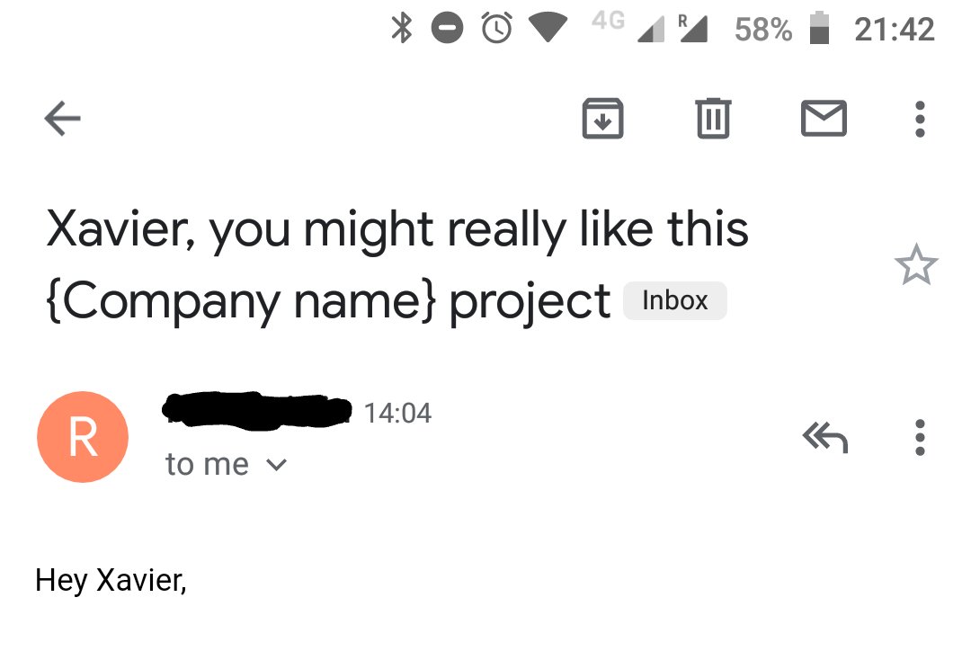 russi7's tweet photo. Recruiters, you only have one job...
#dev #linkedin https://t.co/nV5s2mhMDa