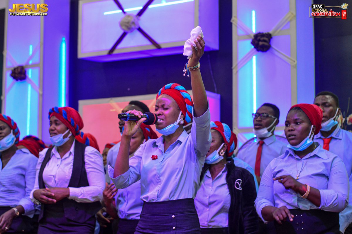 SPACHq's tweet photo. #ChoirMinistration
#SPACNationalConvention2021
#TripleRestoration
#JesusTheWonderWorkingGod
#SpacMiracleCathedral
#ProphetAdegboyega https://t.co/mlPFHfpVFG