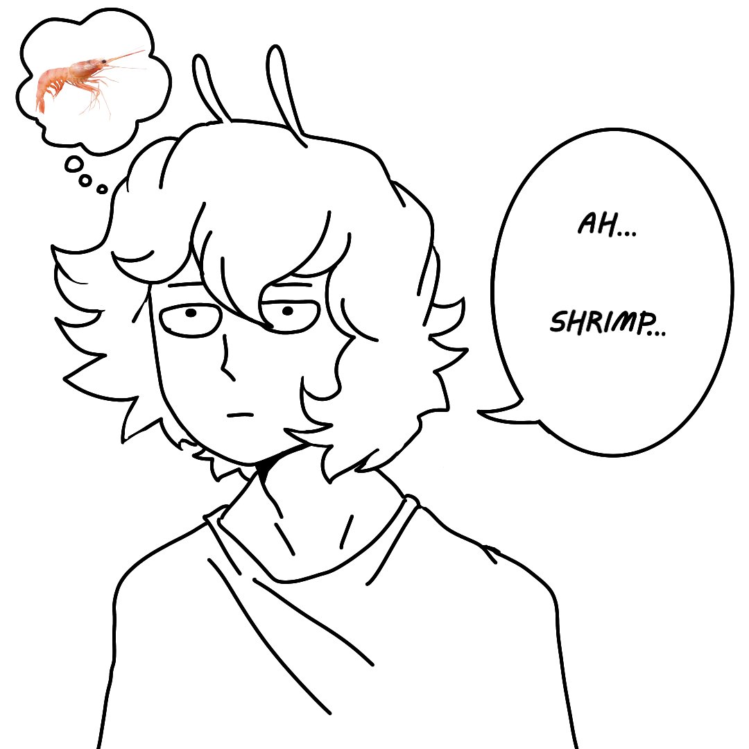 thinking about shrimp 