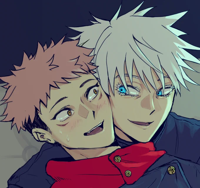 [ goyuu 五悠 , ...creep gojou ] 

gojou-sensei gives very long hugs 