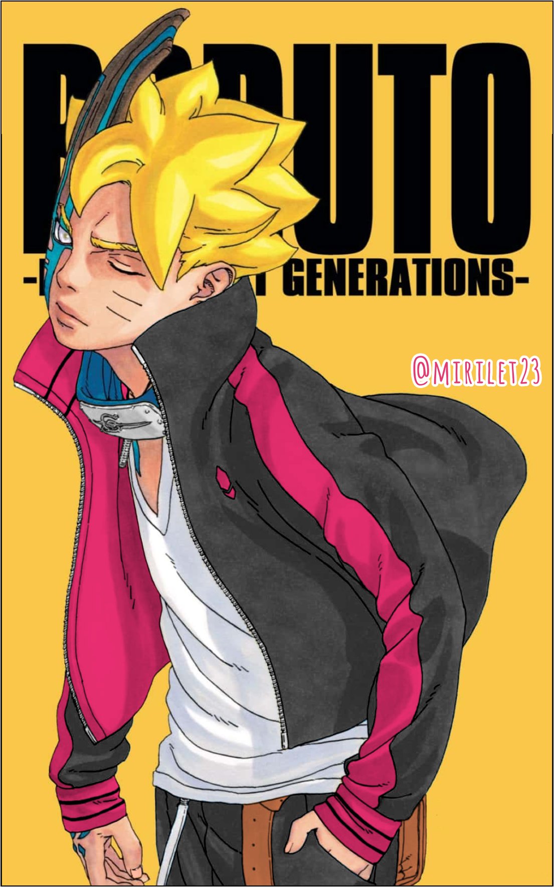 Chapter #54 Panel Coloring : r/Boruto