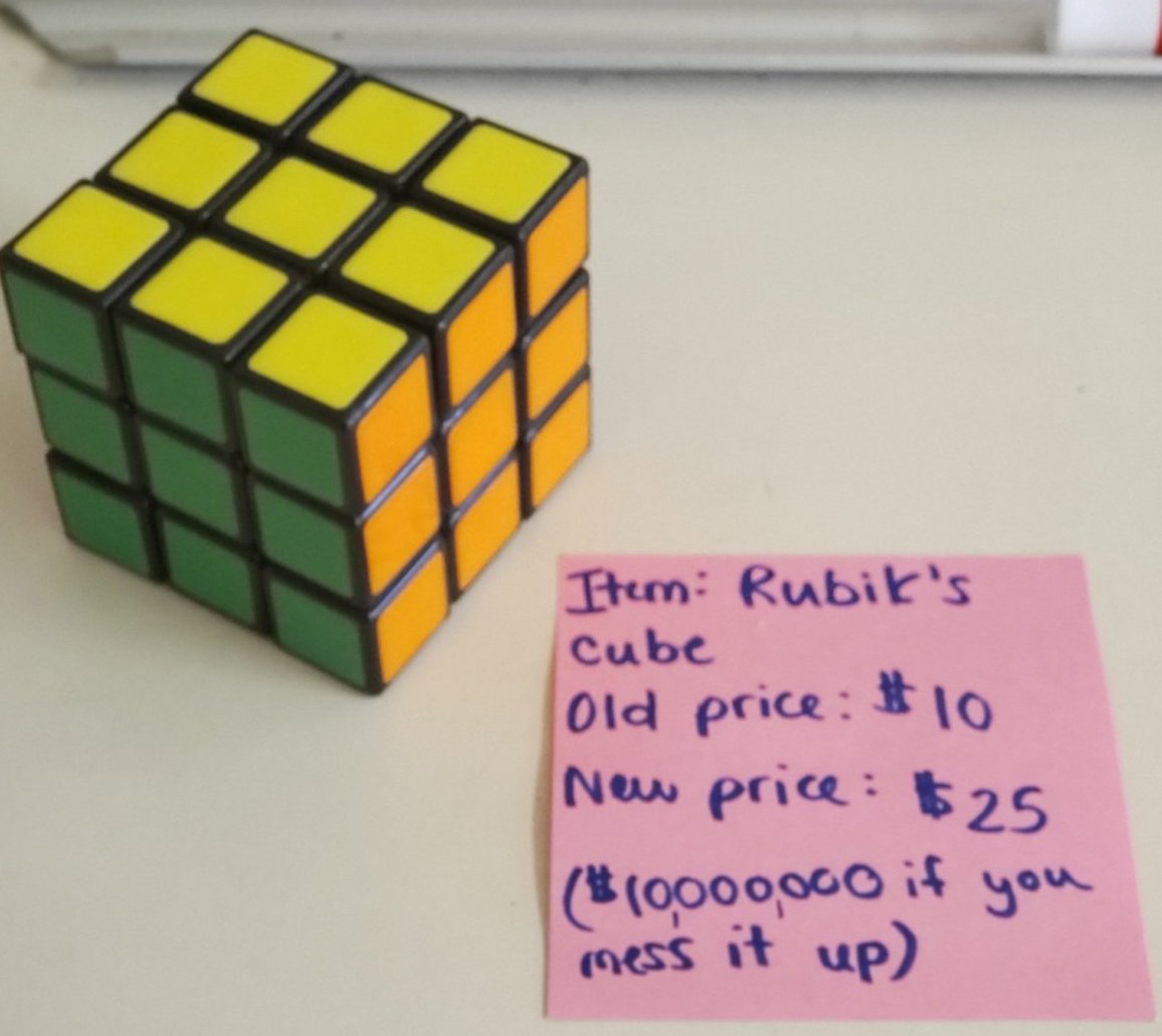 Mrs_Moylan_Math's tweet photo. Students learn percent change when Ms. Scroggins transforms her classroom into a store of interesting objects. #percentchange #bravesspotlight https://t.co/Qrd5RKkyqO