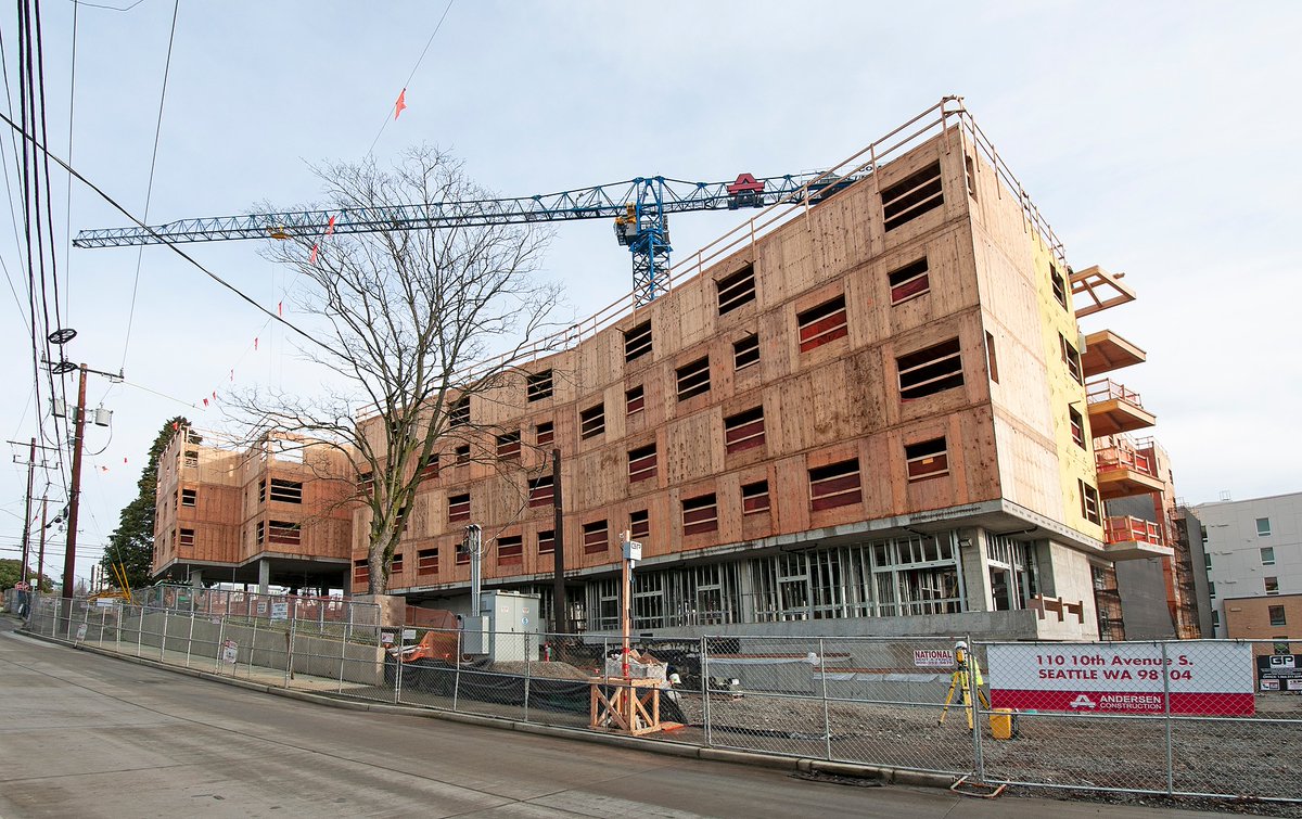 Andersen_Const's tweet photo. Establish Long-Term Relationships.
Our fifth project partnered with @Seattle_Housing is moving right along close to completely topping out!
Thank you to Michelle, Labor Foreman with Andersen Construction, for the tour!
#Hewitt #HewittSeattle https://t.co/mYOyc3plBq