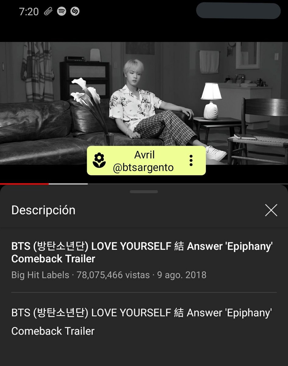 btsargento's tweet photo. — Se están llevando a cabo streams party, una enfocada en SEOKJIN, otra en la RAP LINE, y otra a BLUEBERRY EYES. SUMENSE a escuchar estos temazos.🏃♀️💜
#StreamFor_JIN #PartyWithRapLine #BlueberryEyesMixOut @BTS_twt https://t.co/7R0ZnRwoRN