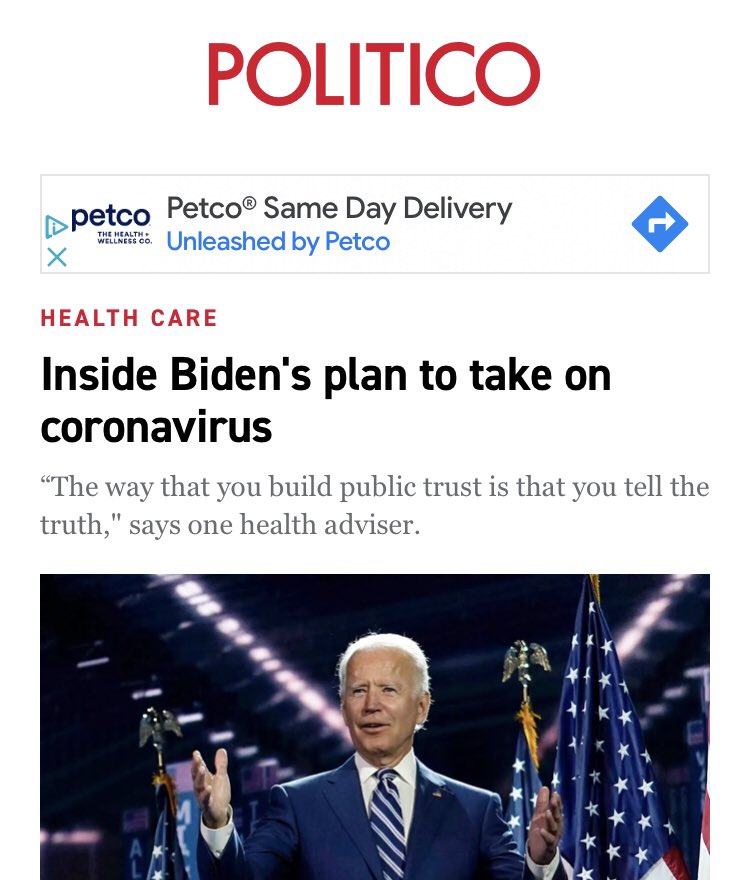 Might also be a good time for the outlets who helped out a shine on Biden’s plan to revisit that coverage. What do you say,  @politico?