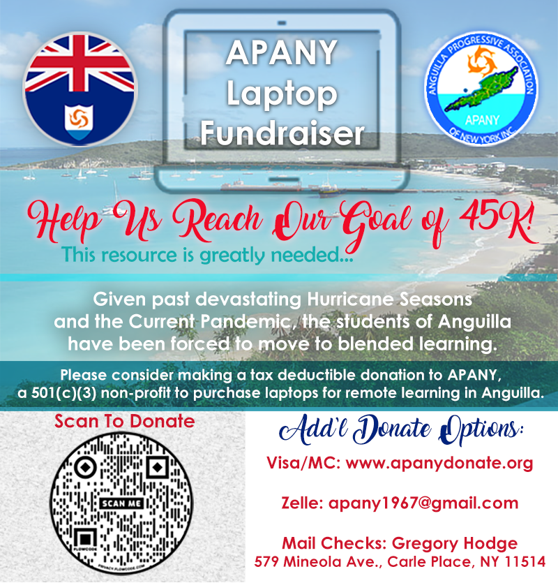 Hi Friends! Please help us reach our goal! We are on a mission to assist the students of Anguilla 🇦🇮 succeed in their blended learning environment. PAYPAL:
paypal.com/us/fundraiser/…
#fundraiser #laptops #Anguilla #blendedlearning #helpourstudents 
#education #supportourstudents