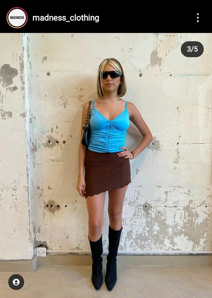 maguidmagdalena's tweet photo. Qué linda la ropa de la hija de Tinelli, muy acorde para vestir a una actruz que va a interpretar una prostituta del 2000 en un capítulo de La ley y el orden https://t.co/VJxbCKlr2W