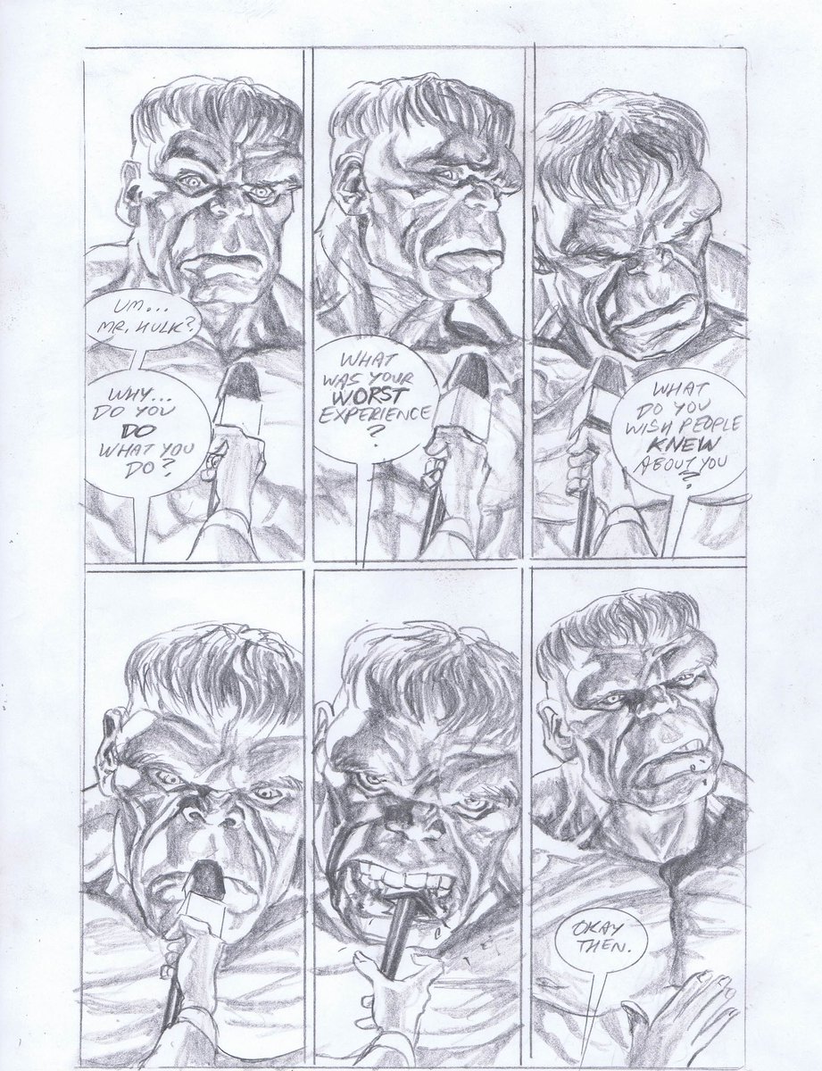 #hulk with #pencils #hulksmash #FridayVibes #FridayThoughts @SalAbbinanti 