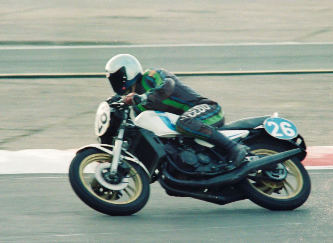 popsyosh34's tweet image. Not sure who ? 
Yamaha 350LC #26
#roadracing #FlatStick