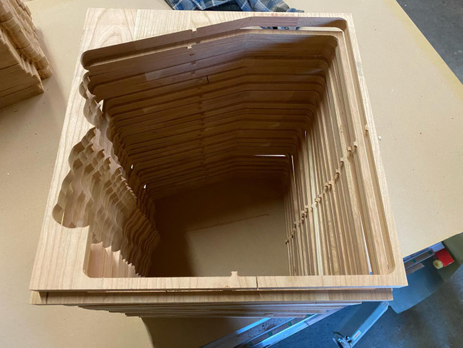 LagunaTools's tweet image. #FillintheBlank 100 cutting boards cut in the shape of _________!
📸 @uniquewoodsupplyanddesign nicely done! Cherry wood cut on the Laguna Tools Swift CNC Router.
#cuttingboards #customboards #cncmachining #cherrywood