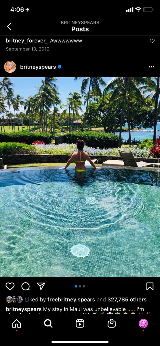 Finally, Cassie Petrey took a month-long trip to Hawaii at the same time Britney was there with her boyfriend Sam just a few months ago. She stayed at Montage Kapalua Bay where Britney also normally stays when she goes there too.  #FreeBritney