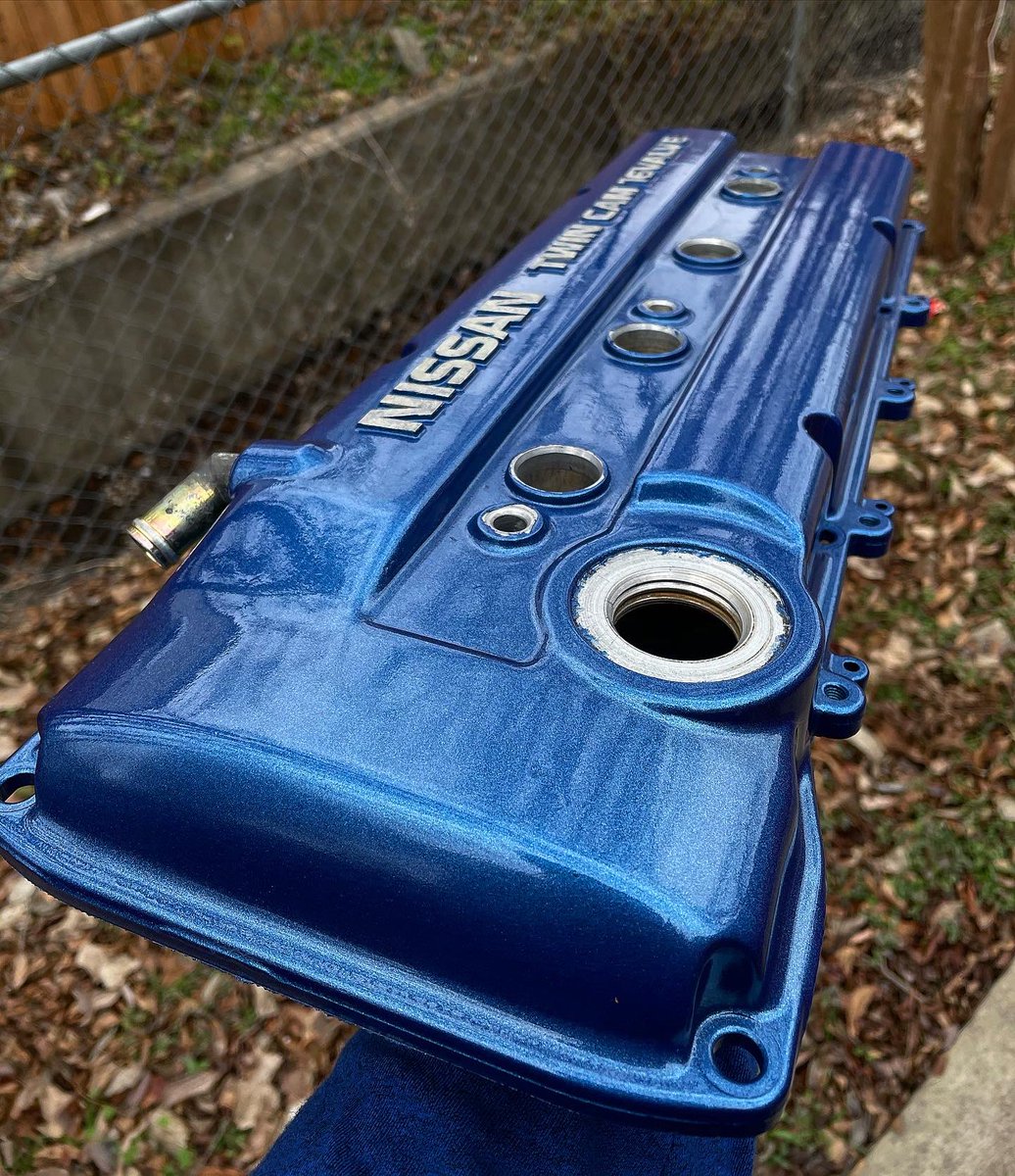 GavinRRamirez's tweet photo. Blue Sparkle🔵✨
.
.
.
#nissan240sx #240sx #s13 #s13hatch #s13coupe #nissan #nismo #ka24de #ka24det #ka #ka24 #valvecover #valvecoverart #blueflake #bluesparkle #sparkle #blue #metallic #metallicblue https://t.co/yl4vi6rsXU