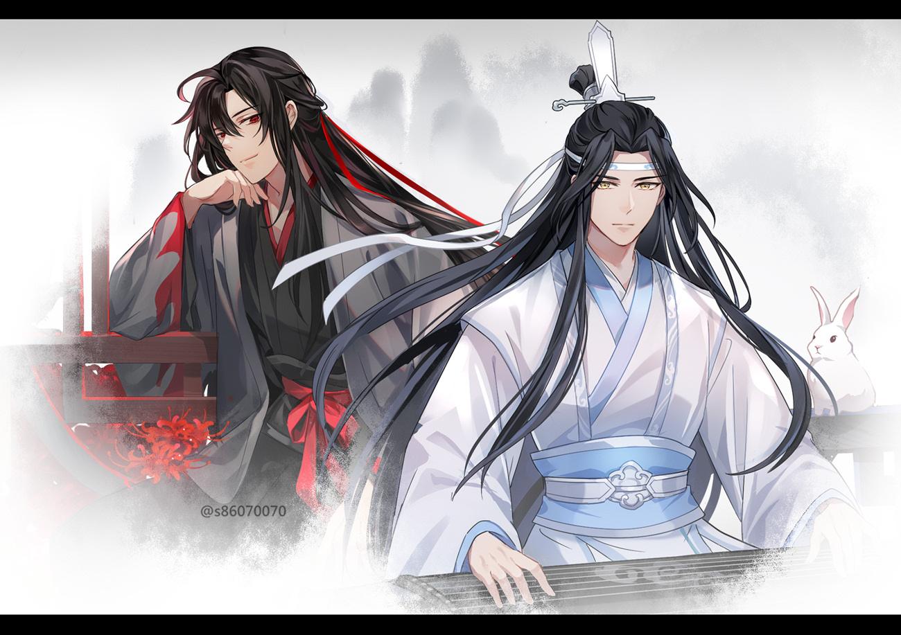 魔道祖師 ヴィレッジヴァンガード ヴィレバン 色紙 藍忘機 藍湛