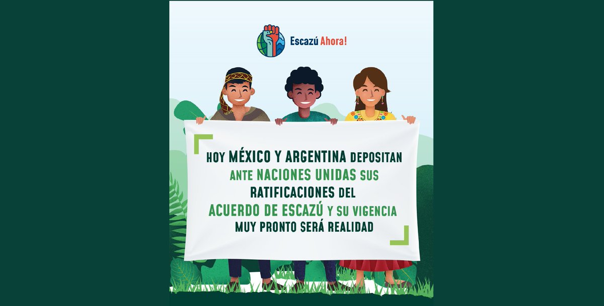 ONGDAR's tweet photo. #DARinforma: #AcuerdoDeEscazú entrará en vigor el próximo 22 de abril

🔗 https://t.co/YtlYUvqOf5

#EscazúAHORA 

@cepal_onu @CEMDA @ceaorgmx @farnargentina @TAInitiative @LacP10info https://t.co/zNLATQjbP1